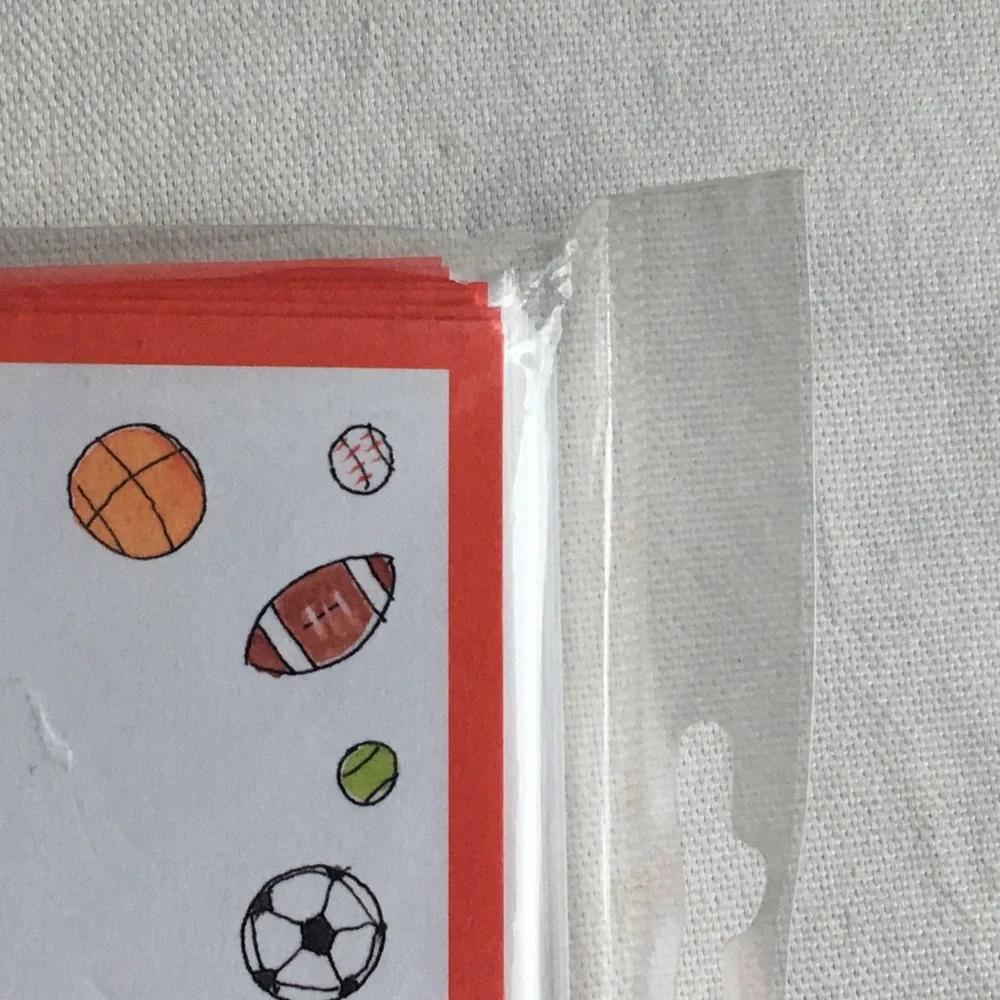 Sports Thank You Notes NEW Football Basketball Hockey Soccer Tennis Baseball